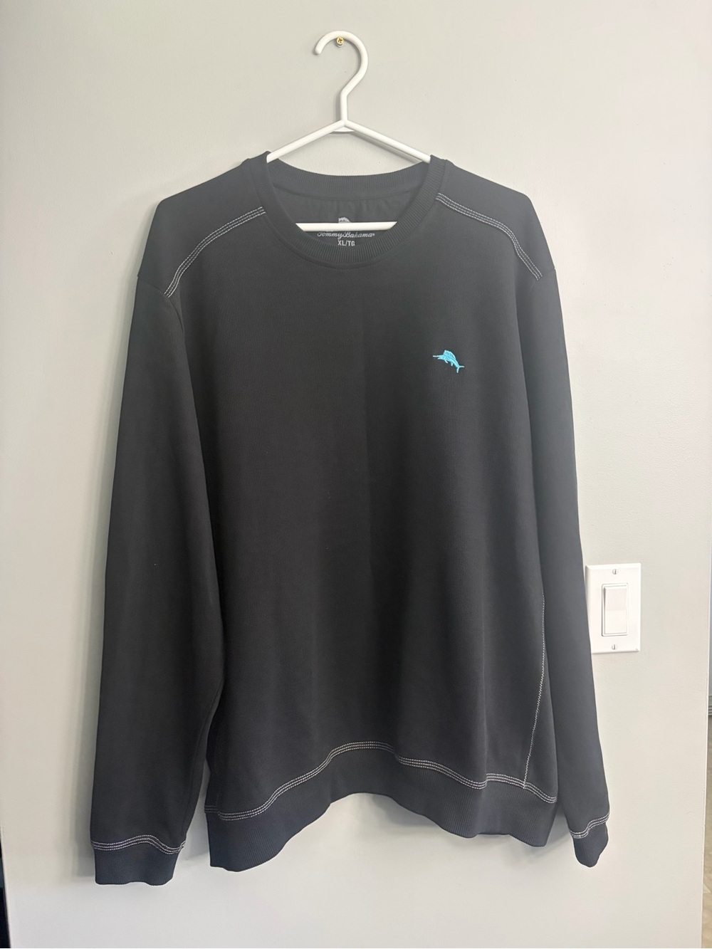 Tommy Bahama Black Crewneck Sweater